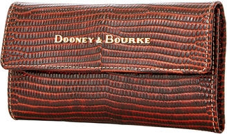 Dooney & Bourke Embossed Lizard Continental Clutch