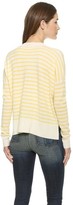 Thumbnail for your product : Demy Lee Stripe Bennie Cashmere Sweater