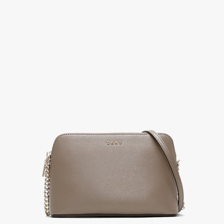 DKNY Bryant Dome Dune Saffiano Leather CrossBody Bag ShopStyle