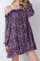 Thumbnail for your product : Easel Violet Cold-Shoulder Dress