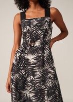 Thumbnail for your product : Phase Eight Patsy Palm Print Linen Dress
