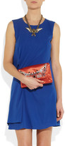 Thumbnail for your product : Lanvin Mai Tai crystal-embellished satin clutch