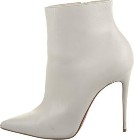 Christian Louboutin Women's White Boots | ShopStyle
