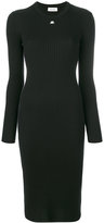 Thumbnail for your product : Courreges ribbed fitted sweater dress