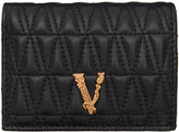 Thumbnail for your product : Versace Black Quilted Vitrus Wallet