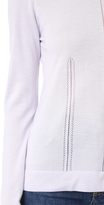 Thumbnail for your product : Ferragamo Pointelle Crew Neck Sweater