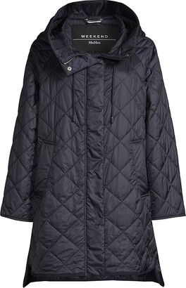 Weekend Max Mara Vicolo Quilted Hooded Coat