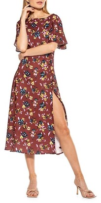 Alexia Admor Aster Floral Flare Dress