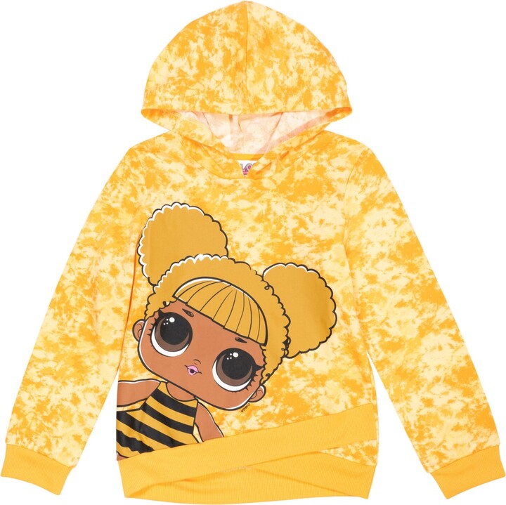 L.O.L. Surprise! Girls Queen Bee Diva Fleece Pullover Hoodie to