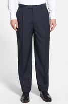 Thumbnail for your product : JB Britches Pleated Wool Trousers