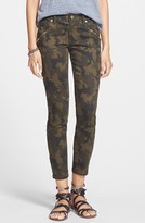 Thumbnail for your product : Standards & Practices Zip Detail Ankle Skinny Jeans (Camo Print) (Juniors)