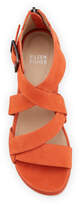 Thumbnail for your product : Eileen Fisher Boost Leather Platform Sandals