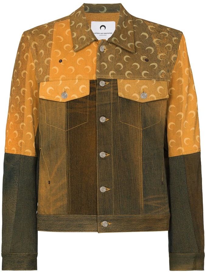 mustard yellow denim jacket mens