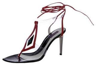 Emilio Pucci Embellished PVC Sandals