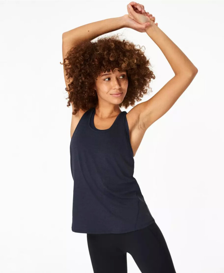 Navy Blue Tank | Shop the world's largest collection of fashion | ShopStyle