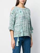 Thumbnail for your product : Twin-Set cold shoulder jumper