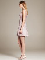 Thumbnail for your product : Banana Republic BR Monogram Pink Jacquard Fit-and-Flare Dress