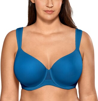 AISILIN Women's Front Closure Plus Size Seamless Unlined Underwire