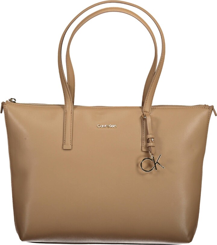 Calvin Klein Beige Handbags with Cash Back | ShopStyle