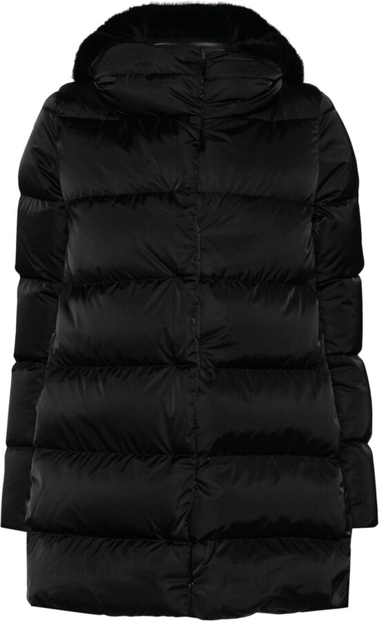 Layered Puffer Coat