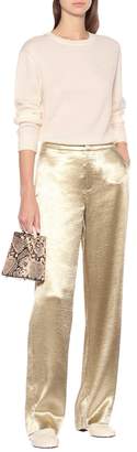 Vince Hammered-satin straight pants