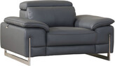 Thumbnail for your product : Orren Ellis Alviso 51" Wide Top Grain Leather Armchair