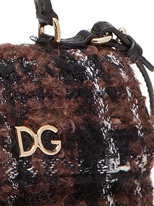 Dolce & Gabbana Children Lame Tweed Tote Bag