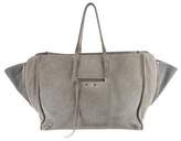 Thumbnail for your product : Balenciaga Suede Papier A4 Zip-Around Tote