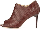 Thumbnail for your product : Cole Haan Annabel Woven Leather Bootie, Chestnut