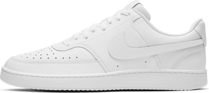mens nike court vision low white