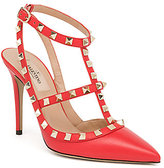 Thumbnail for your product : Valentino Rockstud Leather Slingbacks