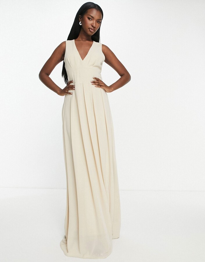 Tfnc Wedding Pleated Maxi Dress | ShopStyle