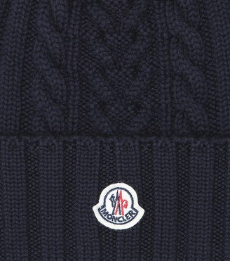 Moncler Logo wool beanie