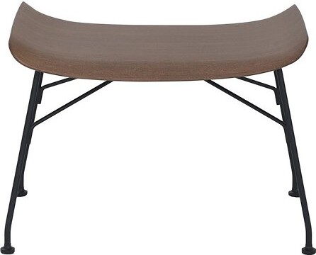 Kartell SmartWood Footstool in Brown