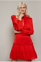 Thumbnail for your product : Little Mistress Shift Tiered Dress