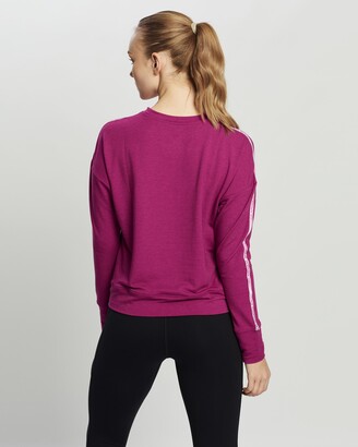 Under Armour Women's Pink Crew Necks - UA Rival Terry Taped Crew - Size M at The Iconic