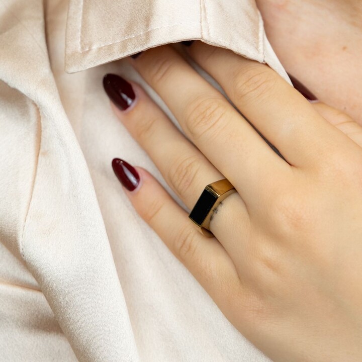 Gold Signet Ring ShopStyle UK