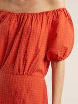 Thumbnail for your product : Ace&Jig Quince Off The Shoulder Cotton Dress - Womens - Orange Multi