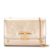 Thumbnail for your product : Tod's metallized T-logo crossbody bag
