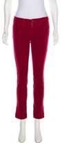 Thumbnail for your product : J Brand Corduroy Mid-Rise Pants Red Corduroy Mid-Rise Pants