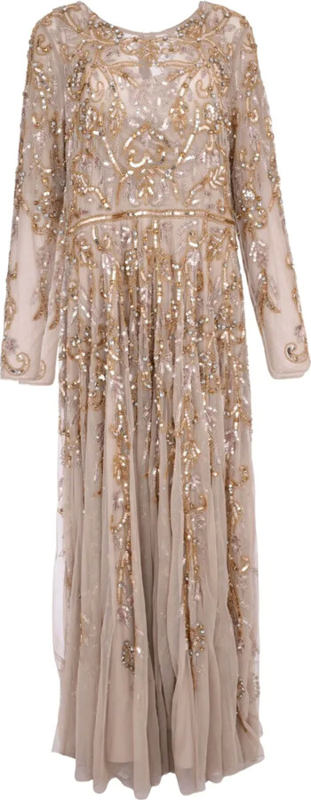 Mac Duggal Crystal-Embellished Gown