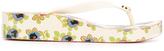 Thumbnail for your product : Tory Burch floral print flip flops