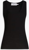 Thumbnail for your product : REMAIN Birger Christensen Balia ribbed stretch-cotton jersey tank