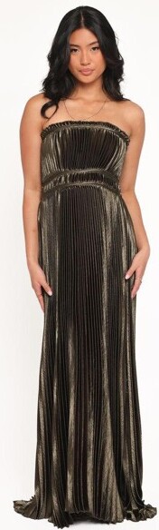 Petal and Pup AngeliqueStraplessMaxiDress-OliveS
