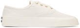 Thumbnail for your product : MAISON KITSUNÉ White Canvas Sneakers