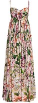 Thumbnail for your product : Dolce & Gabbana Poplin Floral-Print Maxi Dress