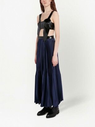 Christopher Kane Cut-Out Pleated Dress