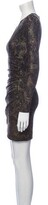 Thumbnail for your product : Alice + Olivia Animal Print Mini Dress w/ Tags Grey