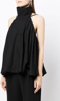 Thumbnail for your product : Shanghai Tang Open Back Halterneck Blouse