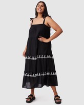 Thumbnail for your product : Cotton On Curve - Women's Black Maxi dresses - Woven Clarissa Tie Strap Maxi Dress - Size 18 at The Iconic